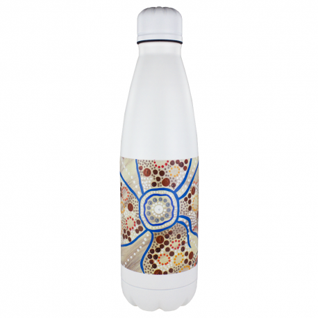 Mega Copper Vacuum Insulated Bottle with Rotary Digital Print - 760ml