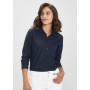 Ladies Crew L/S Polo Shirt