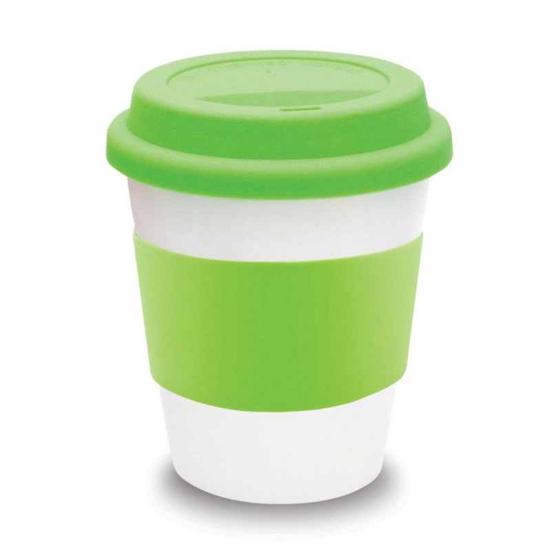 White Ceramic Takeaway Cup | Corporate Branded & Printed Promotional ...