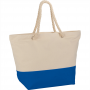 Zippered 12oz Cotton Canvas Rope Tote